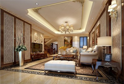 廣州雅居樂劍橋匯復式簡歐風格裝修賞析 優雅與舒適的完美融合